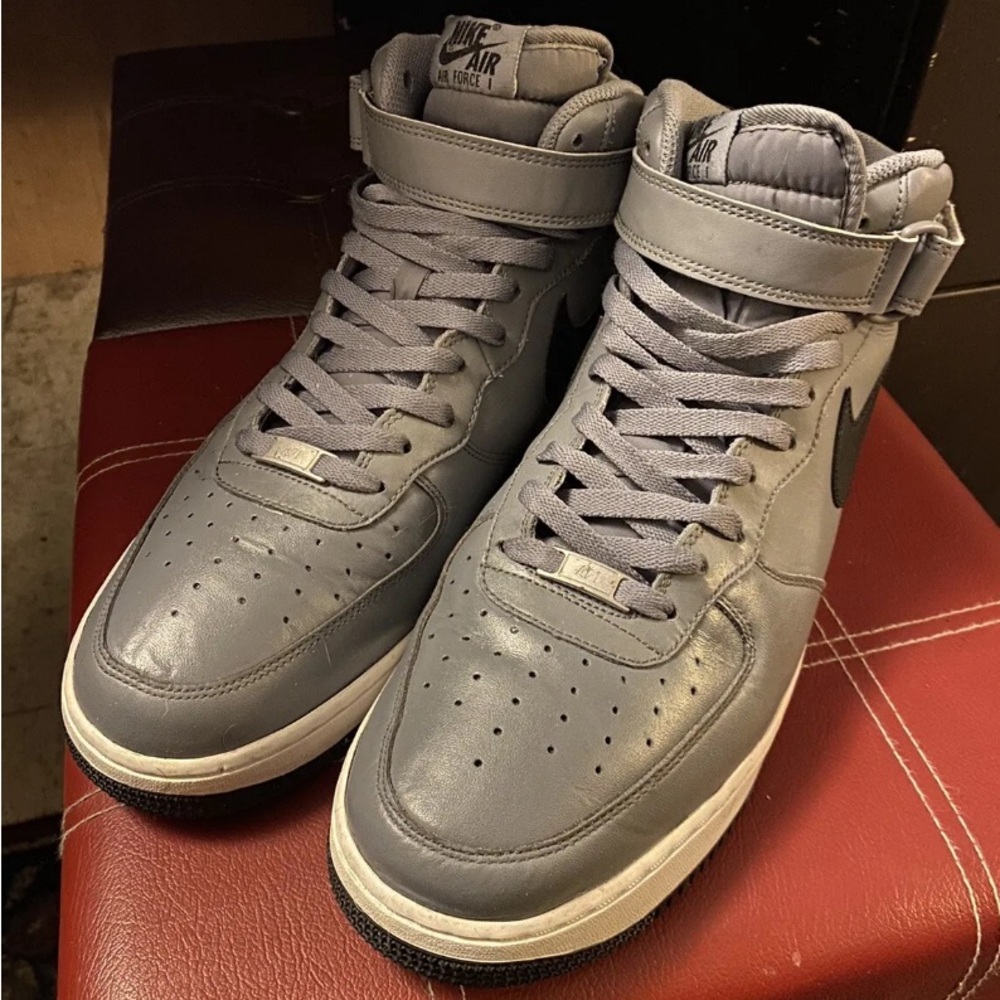 Nike Air Force 1 Mid '15 315123-026 Cool Grey Size 13
